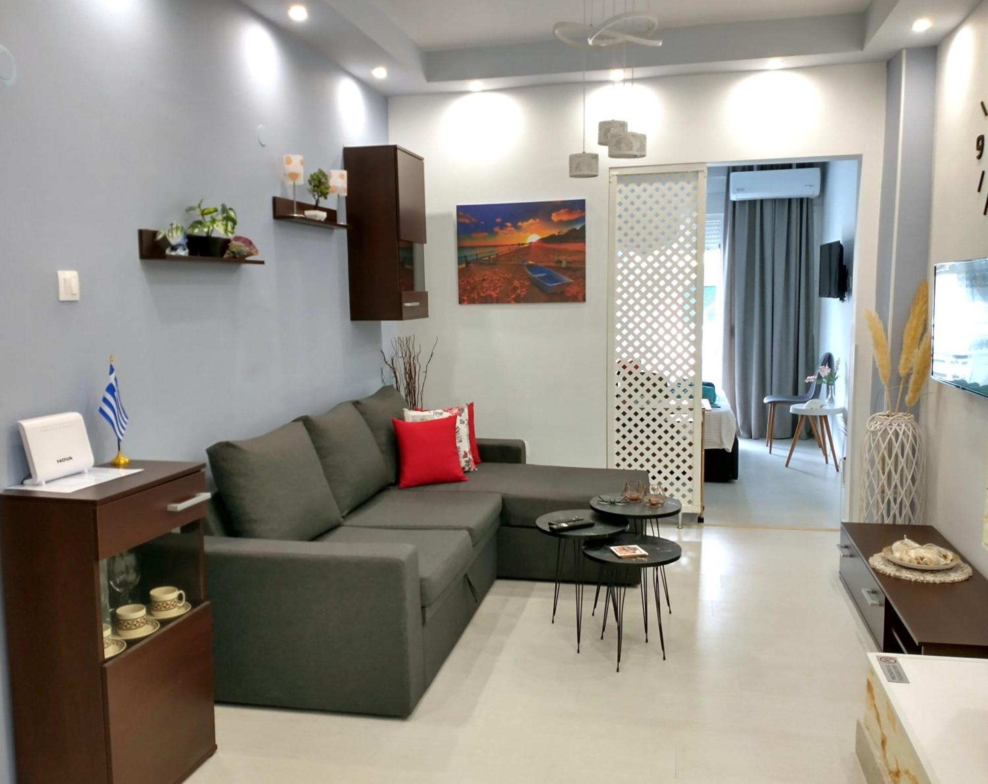 Peraía Niko'S Apartment - Beautiful Sea View Apartment ! מראה חיצוני תמונה